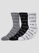 HUF Fuck It 3 Pack Socks multi