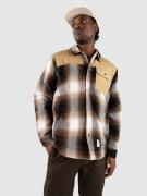 Fat Moose Adam Skjorta dark brown/brown check