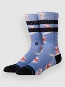 Stance Surfing Santa Crew Socks blue