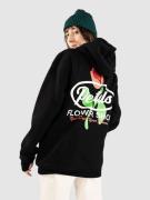 Petals and Peacocks Flower Shop Hoodie black