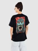 Santa Cruz X Godzilla Destroyer Stripes T-Shirt black