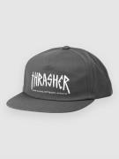 Thrasher X Toy Machine Scatch Snapback Keps charcoal