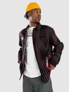 Lurking Class Cracked Flannel Skjorta black