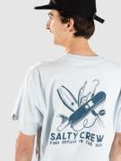 Salty Crew Pocket Knife Vintage T-Shirt blue fog