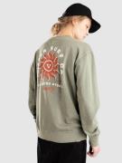 Vissla Spins Crew Fleecetröja vintage green