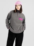 Patagonia LW Synch Snap-T Fleecejacka nickel w/amaranth pink