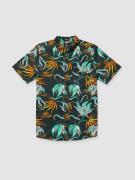 Volcom Brainmelter Floral Skjorta black green