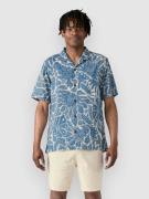 Patagonia Tidal Threads Camp Skjorta bees and flwers/still blu