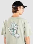 Santa Cruz Topo Hand T-Shirt moon rock