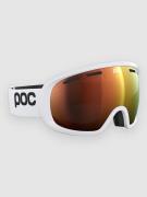 POC Fovea Blixten White Goggle partly sunny orange