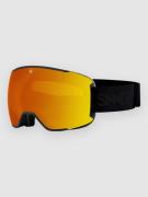 Sinner Snowflake Matte Black (+ Bonus Lens) Goggle dbl full ornge mirr...