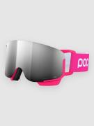 POC Pocito Nexal Fluorescent Pink Kids Goggle partly sunny silver
