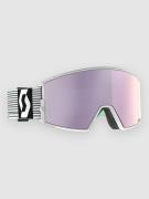 Scott React White/Mint Green Goggle amp lavender chrome s3