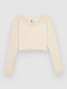 Roxy Hey Yeah Yeah Pointelle Kids Longsleeve T-Sh parchment