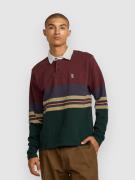 RVCA Harbor Polo red earth