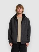 Volcom Single Stone Lined Hoodie med Dragkedja heather black