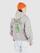 A.LAB Grindset Mindset Boxy Hoodie med Dragkedja grey