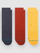 Stance Icon 3 Pack Strumpor navy