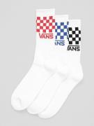 Vans Classic Crew 9.5-13 Socks white