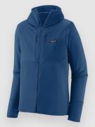 Patagonia R1 Thermal Full Hoodie med Dragkedja clement blue