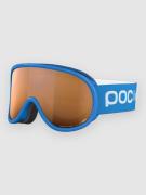 POC Pocito Retina Fluorescent Blue Goggle partly sunny light orange