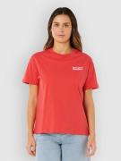 Rip Curl Ocean Break Relaxed T-Shirt deep red