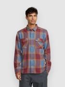 RVCA Thatll Work Flannel Skjorta red earth
