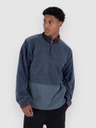 Hurley Blocked Windchill Mockneck Half-Zip Fleecetröja obsidian