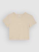 Element Lowcase Crop T-Shirt oat milk