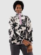 Dravus Nova Half-Zip Fleecetröja grey/purple pattern