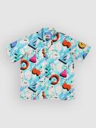 The Dudes Squiggle Pattern Light Hawaiian Skjorta multicolor