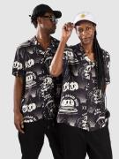 The Dudes Dark Pattern Hawaiian Skjorta black