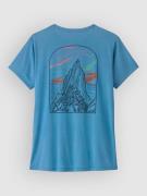 Patagonia Cap Cool Daily - Cloud Crag T-Shirt shore blue/light xdye