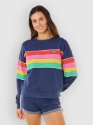 Rip Curl Surf Revival Relaxed Crew Tröja dark navy