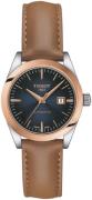 Tissot Damklocka T930.007.46.041.00 T-Gold Blå/Läder Ø29 mm