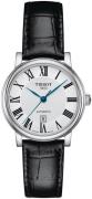 Tissot Damklocka T122.207.16.033.00 Carson Silverfärgad/Läder Ø30