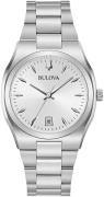 Bulova Damklocka 96M156 Silverfärgad/Stål Ø34 mm