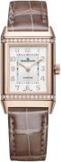 Jaeger LeCoultre Damklocka 2572570 Reverso Classic Vit/Läder