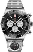 Breitling Herrklocka AB0136251B1A2 Super Chronomat B01 44 Svart/Stål