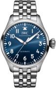 IWC Herrklocka IW329304 Big Pilot Blå/Stål Ø43 mm