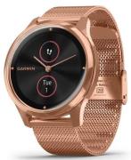 Garmin 010-02241-04 Vivomoveluxe Flerfärgad/Roséguldstonat stål