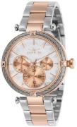 Invicta Damklocka 28962 Bolt Vit/Roséguldstonat stål Ø36.5 mm