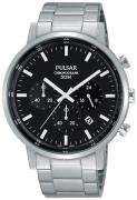 Pulsar Herrklocka PT3885X1 Sport Svart/Stål Ø42 mm