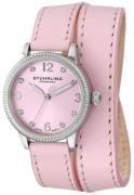 Stührling Original Damklocka 646.01 Vogue Rosa/Läder Ø30 mm