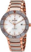 Rado Herrklocka R30001103 Centrix Silverfärgad/Roséguldstonat stål