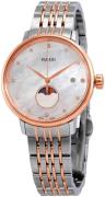 Rado Damklocka R22883923 Coupole Vit/Roséguldstonat stål Ø34 mm