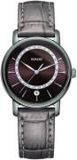 Rado Damklocka R14064735 Diamaster Brun/Läder Ø33 mm