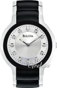 Bulova Herrklocka 98D118 Diamond Silverfärgad/Stål Ø40 mm