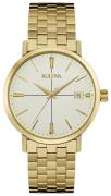 Bulova Herrklocka 97B152 Bracelet Beige/Gulguldtonat stål Ø39 mm