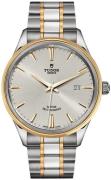 Tudor Herrklocka M12703-0002 Style Silverfärgad/18 karat gult guld